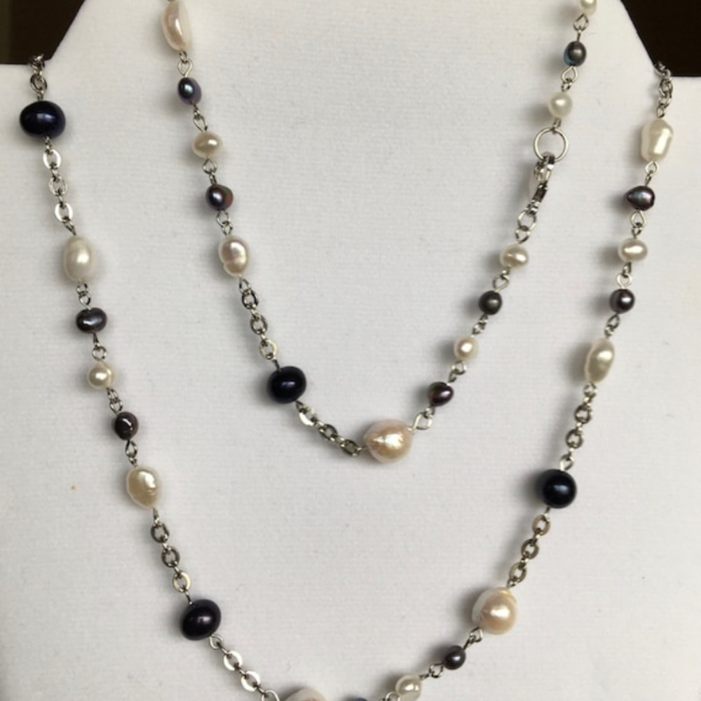 COPY - COPY - Genuine Pearl Necklace by Vantel Pearls - Brand New
